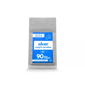   ALCAR - Acetyl L-Carnitine 500mg - 90 Capsules - 90 Day Supply