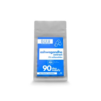 Ashwagandha Extract 500mg - 90 Capsules - 90 Day Supply