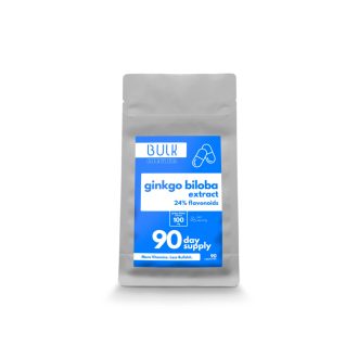 Ginkgo Biloba Extract 100mg - 90 Capsules - 90 Day Supply