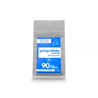 Ginkgo Biloba Extract 100mg - 90 Capsules - 90 Day Supply