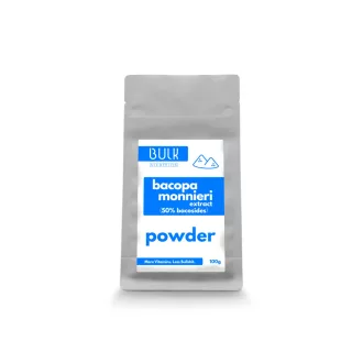 Bacopa Monnieri Extract Powder 50% Bacosides- 100 g to 25 kg