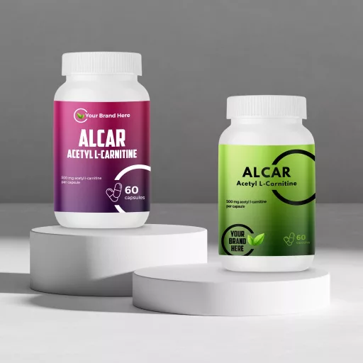 ALCAR – Acetyl L-Carnitine 500mg – 60 Capsules – White Label – MOQ 20 Units – EU Supplier