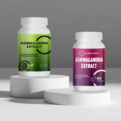 Ashwagandha Extract 500 mg – 60 Capsules – White Label – MOQ 20 Units – EU Supplier