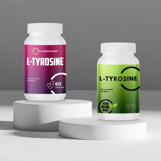 L-Tyrosine 500mg – 60 Capsules – White Label – MOQ 20 Units – EU Supplier