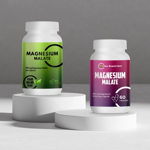Magnesium Malate 980 mg – 60 Capsules – White Label – MOQ 20 Units – EU Supplier