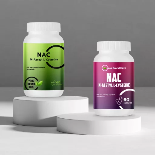 NAC - N-Acetyl L-Cysteine 600mg – 60 Capsules – White Label – MOQ 20 Units – EU Supplier