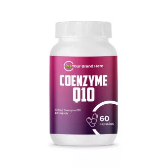  Coenzyme Q10 100 mg – 60 Capsules – White Label – MOQ 20 Units – EU Supplier
