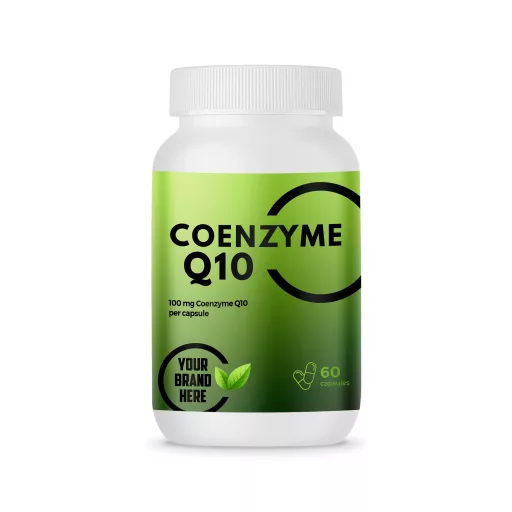 Coenzyme Q10 100 mg – 60 Capsules – White Label – MOQ 20 Units – EU Supplier