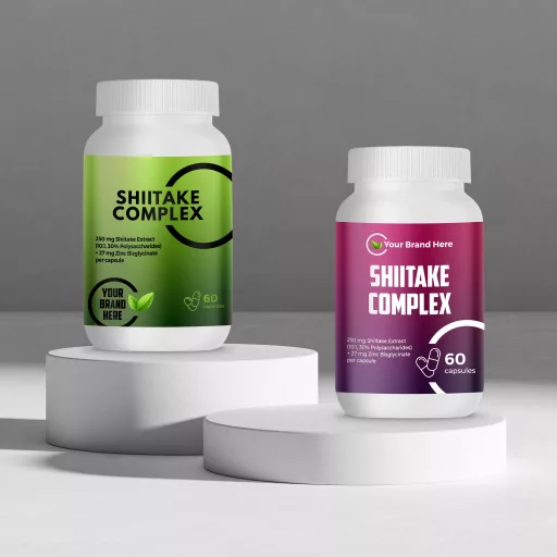 Shiitake Complex – 60 Capsules – White Label – MOQ 20 Units – EU Supplier