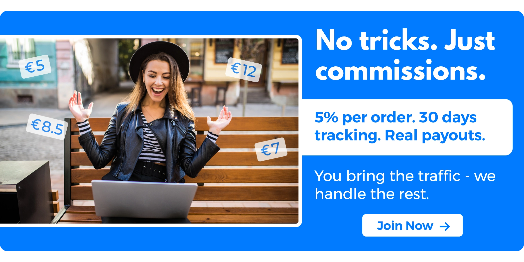 Earn 5% Commission Promoting Honest, High-Quality Supplements.