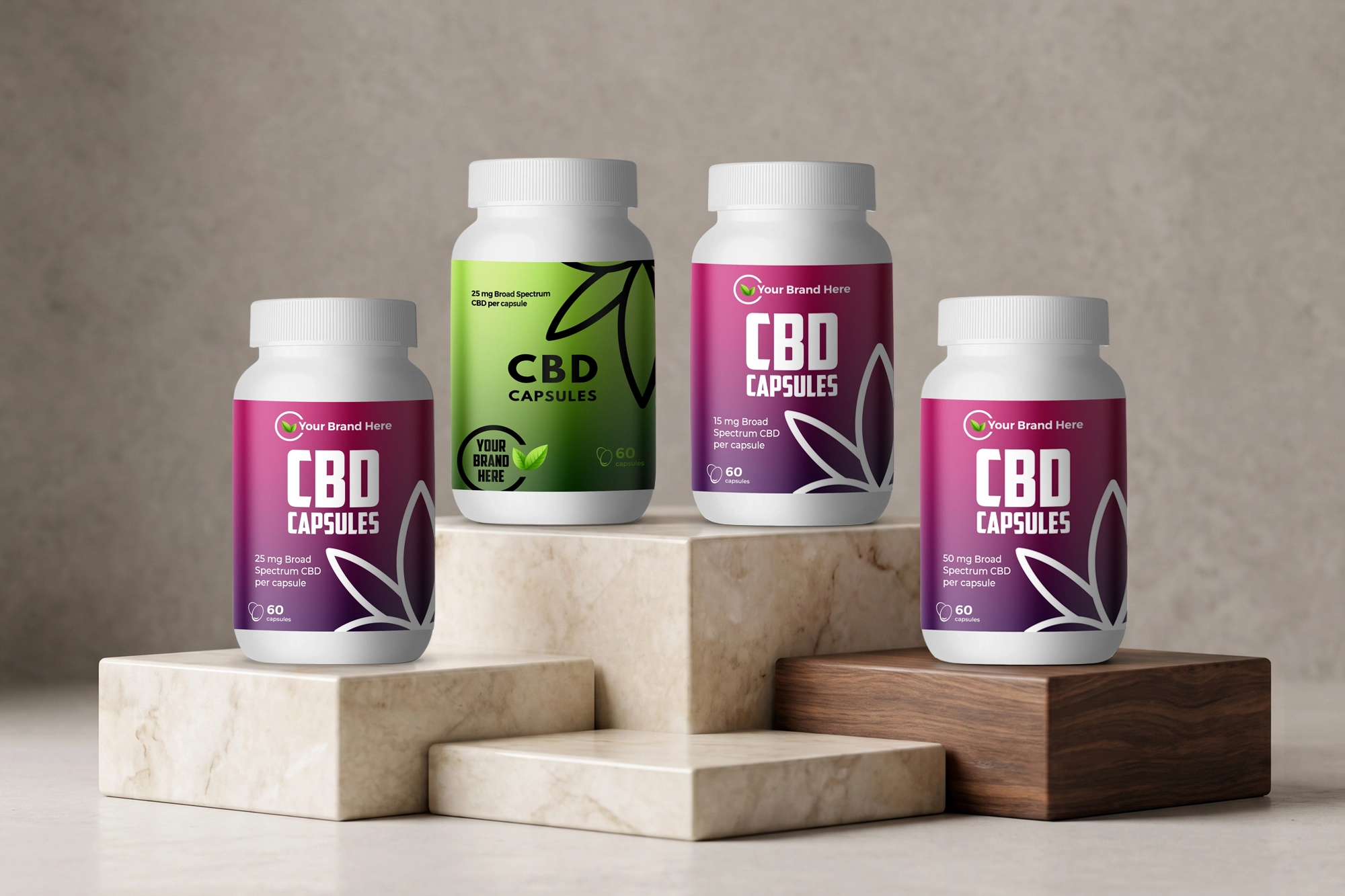 BULKvitamins White Label CBD Capsules